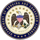 Mississippi Department of Banking and Consumer Finance Seal