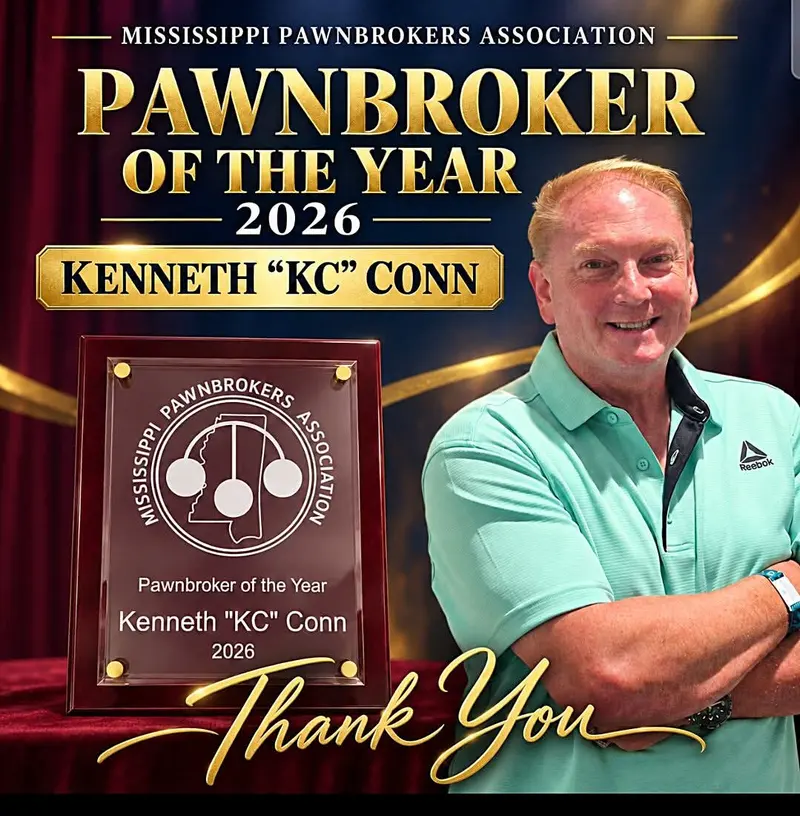 Mississippi Pawnbrokers Association Pawnbroker of the Year 2026 — Kenneth “KC” Conn